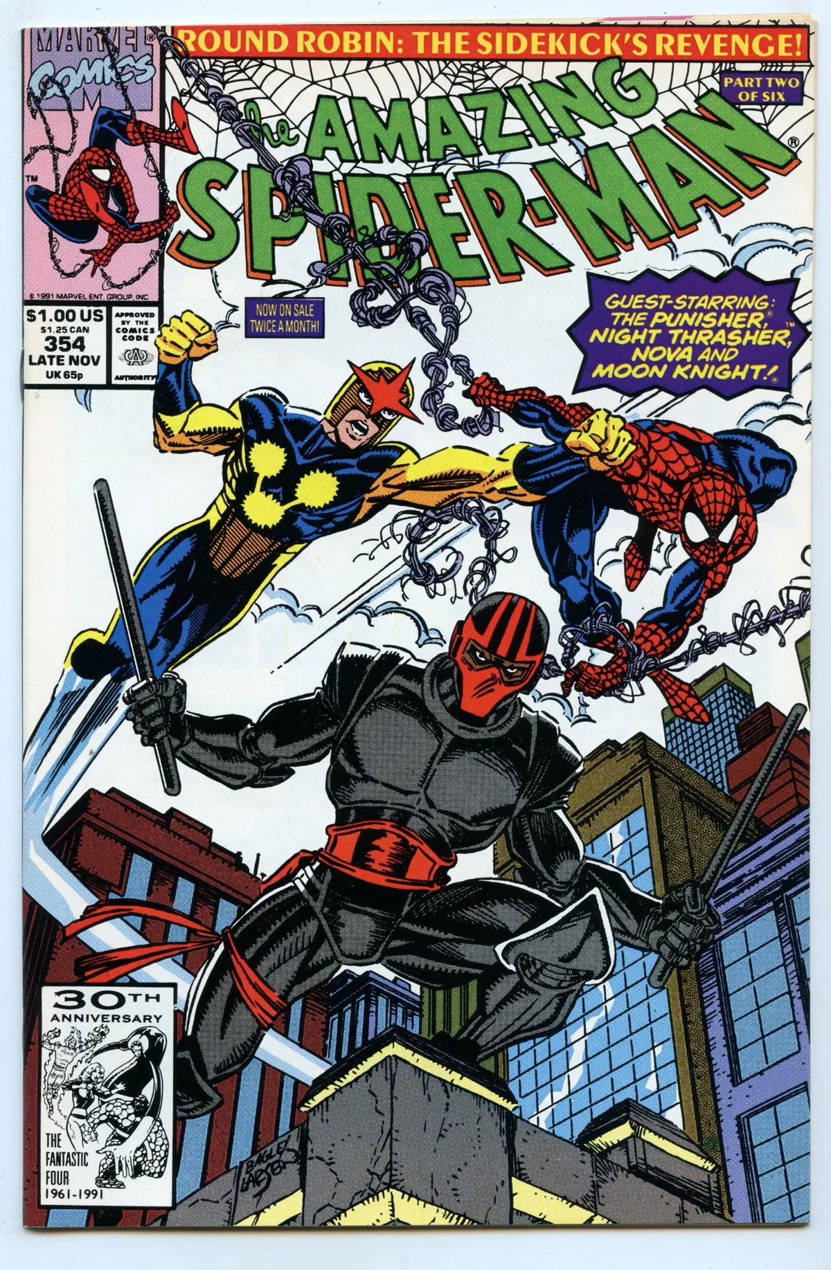 Amazing Spider-Man 354 (Nov 1991) Nm- (9.2) 1