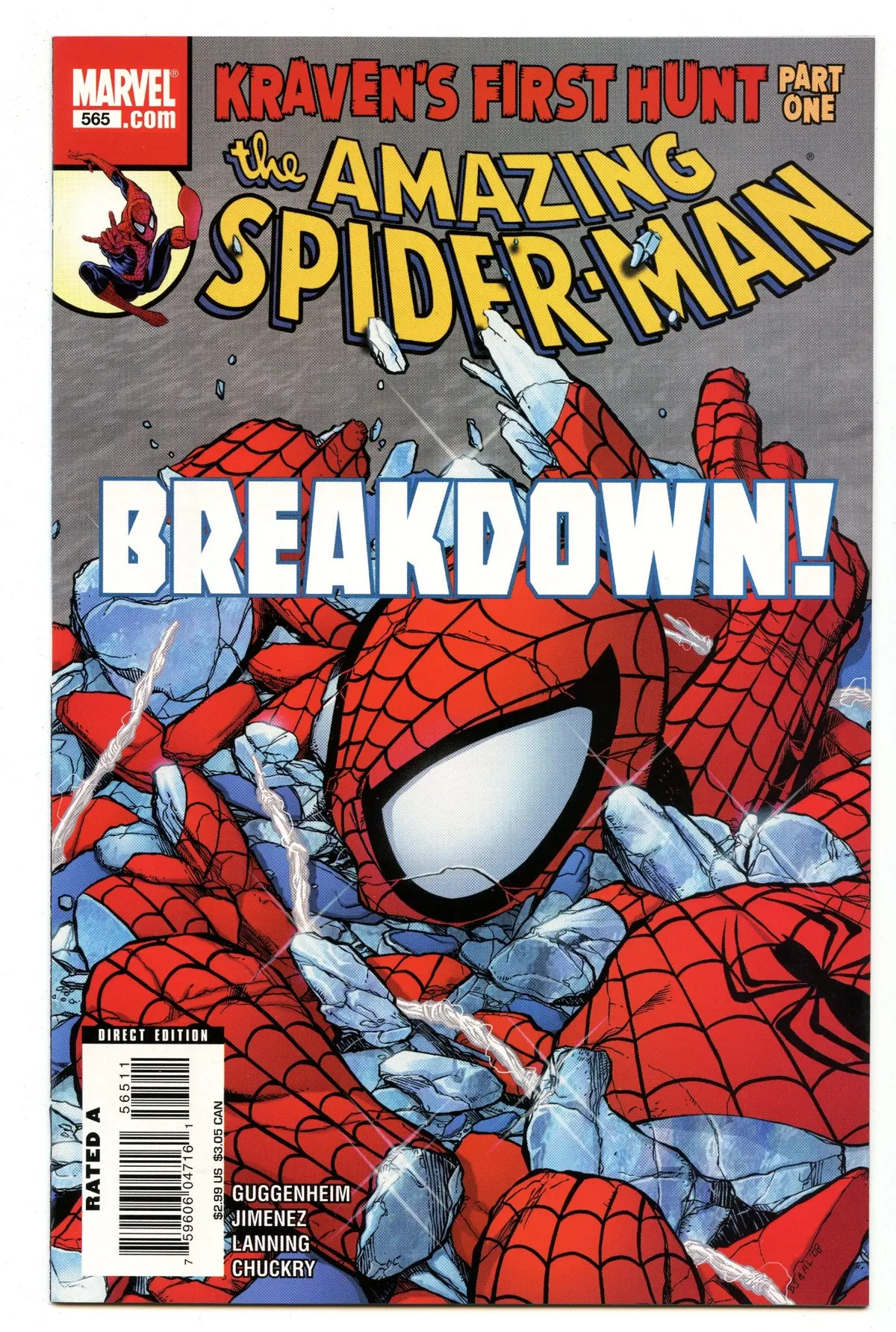Amazing Spider-Man 565 (Sep 2008) Nm- (9.2) - Intro Ana Kravinoff 1