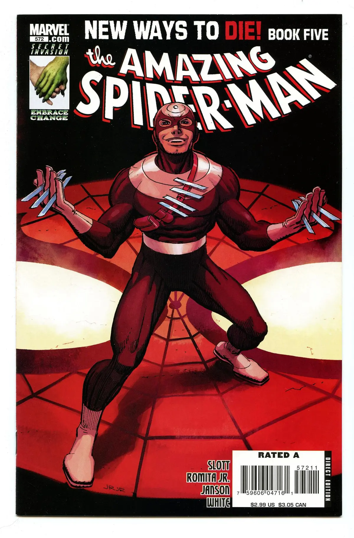 Amazing Spider-Man 572 (Nov 2008) Nm- (9.2) 1
