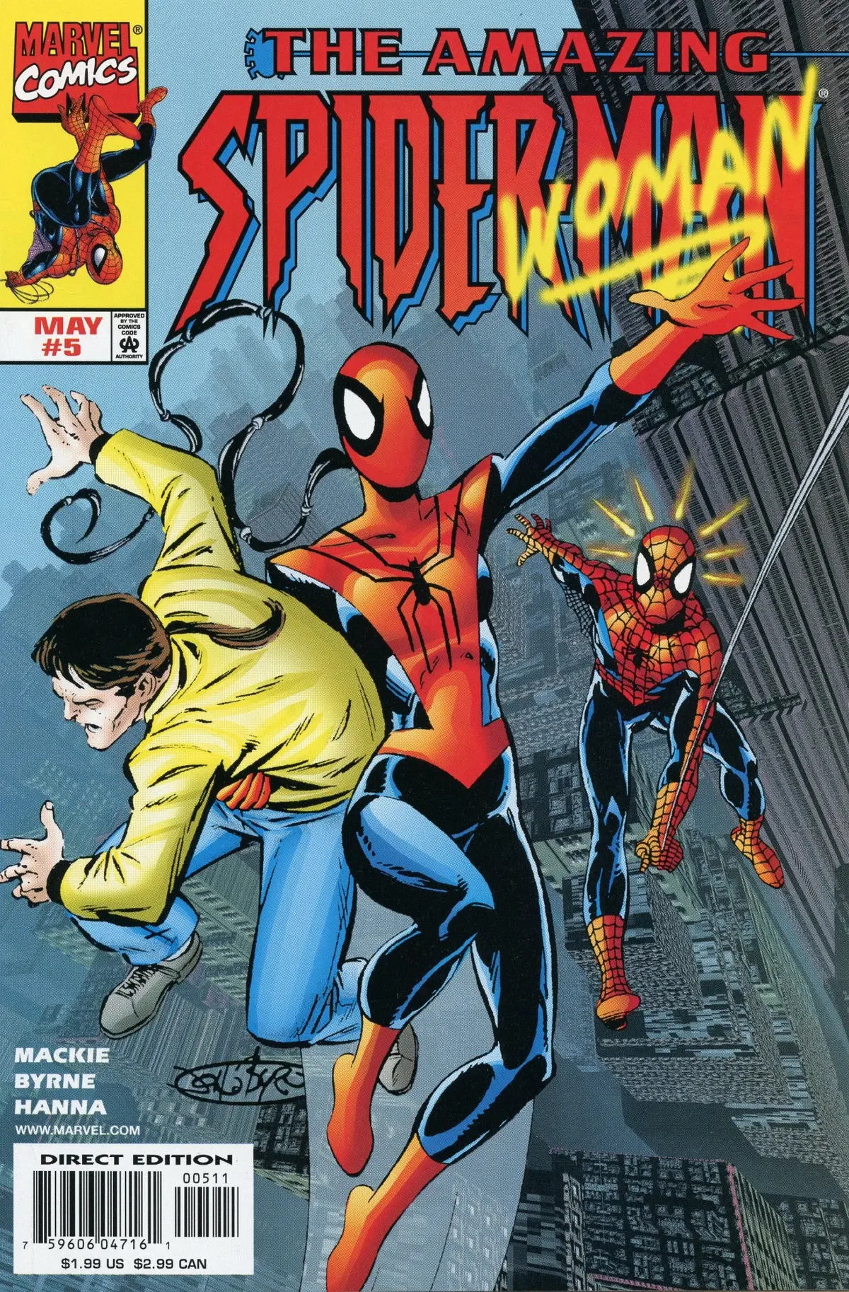 Amazing Spider-Man 5 (May 1999) Nm- (9.2) - 1St Mattie Franklin 1