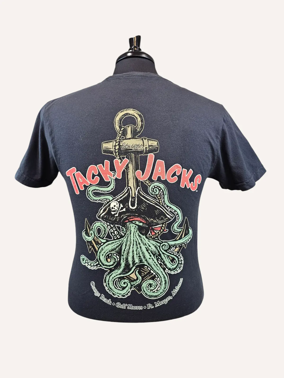 Tacky Jacks "Anchor Octopus" Short Sleeve T-Shirt 1