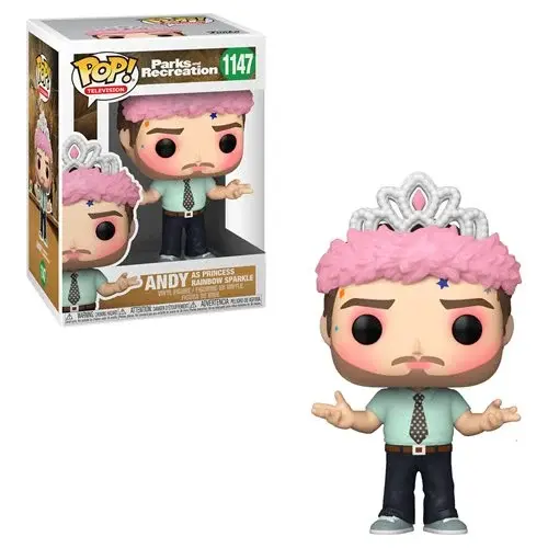Funko Pop! Parks & Recreation Wave 2 - Andy As Princess Rainbow Sparkle 1
