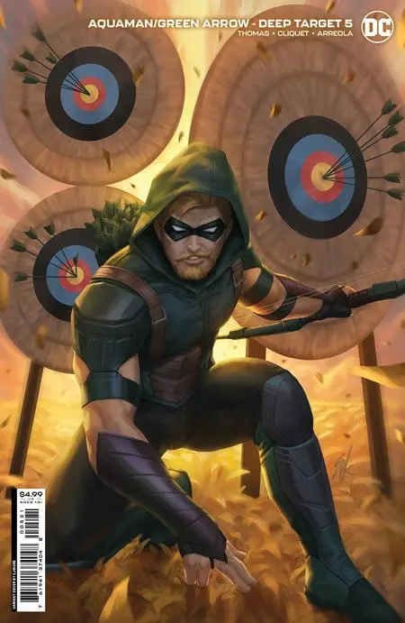 Aquaman Green Arrow Deep Target #5 (Of 7) Cvr B Ejikure Card Stock Var 1
