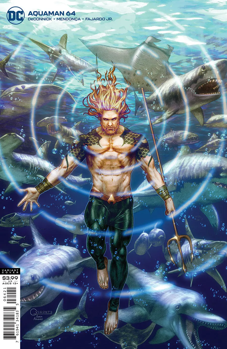 Aquaman #64 Gilbert Vigonte Var Ed 1