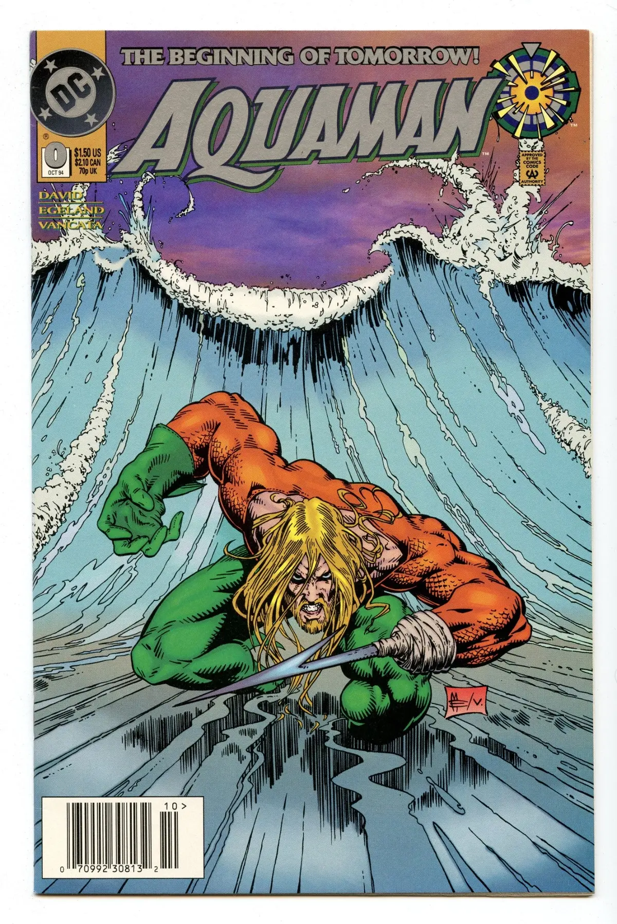 Aquaman V3 0 (Apr 1994) Nm- (9.2) 1