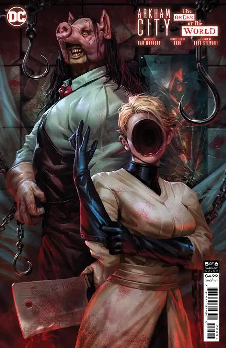 Arkham City The Order Of The World #5 (Of 6) Cvr B Derrick Chew Card Stock Var 1