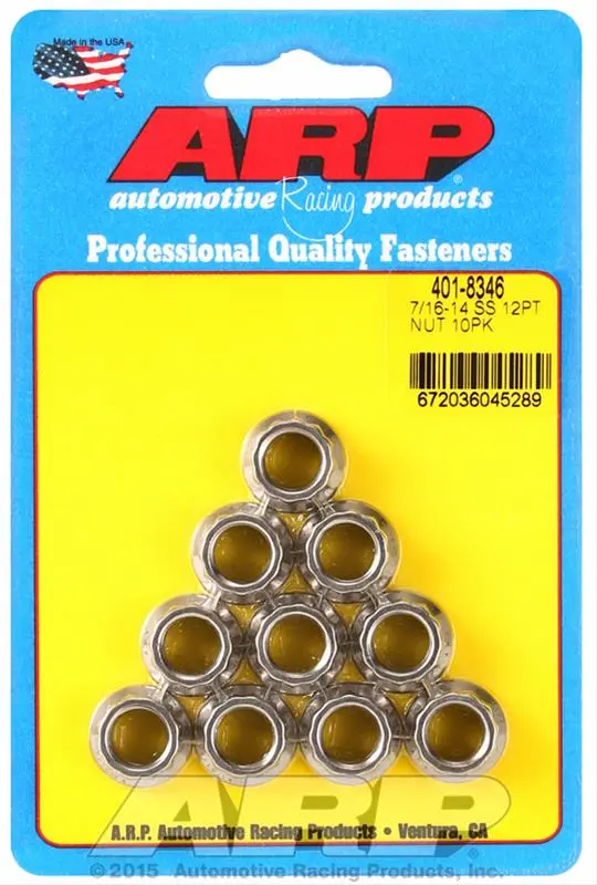 Arp 12-Point High-Strength Replacement Nuts – Part #401-8346 1