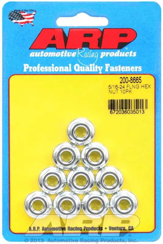 High-Strength Arp Hex Nuts – Grade 8.8, Pack Of 10 (200-8665) 1