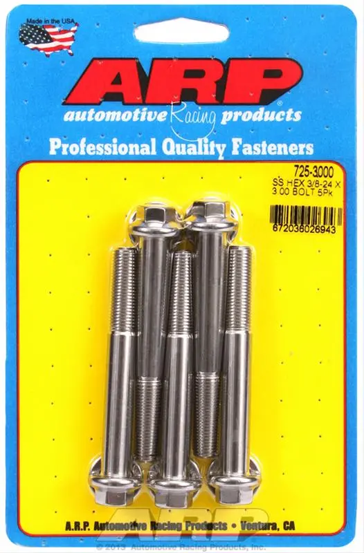 Arp 725-3000 Stainless Steel Bolt Kit – Corrosion-Resistant Fasteners 1