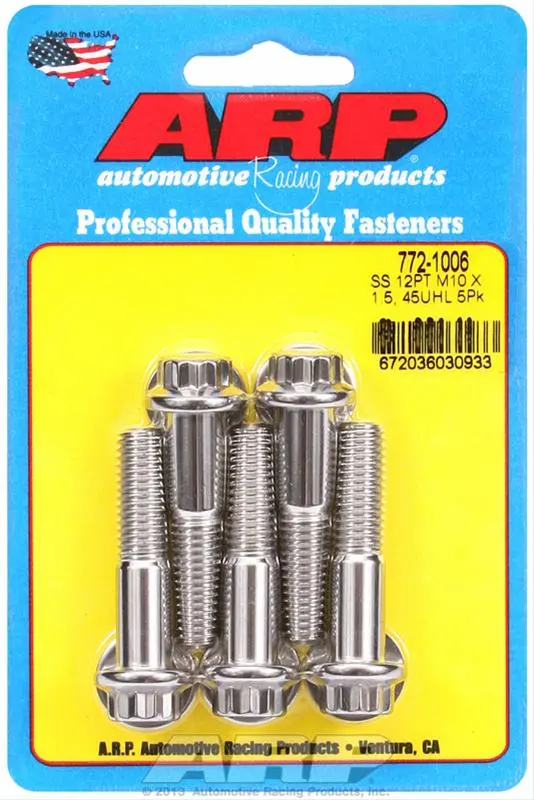 Arp 772-1006 Stainless Steel Engine Fasteners – High-Strength Metric Bolts 1