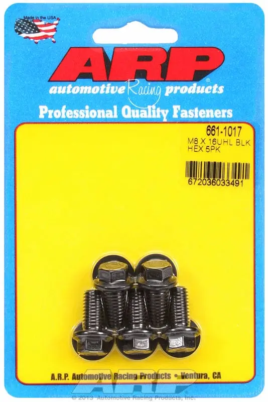 Hex-Head Black Oxide Bolt Pack – 5-Piece Metric Assembly Kit 1