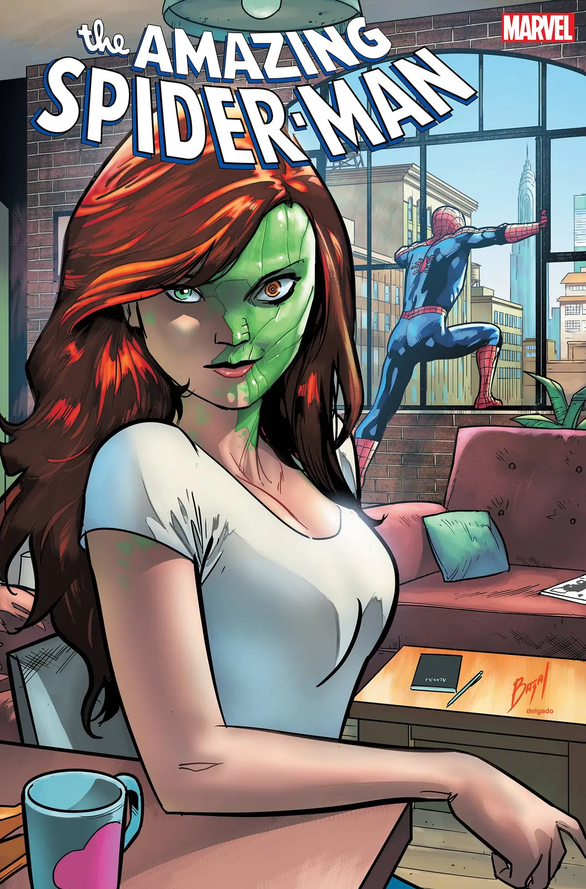 Amazing Spider-Man #4 Bazaldua Skrull Var 1
