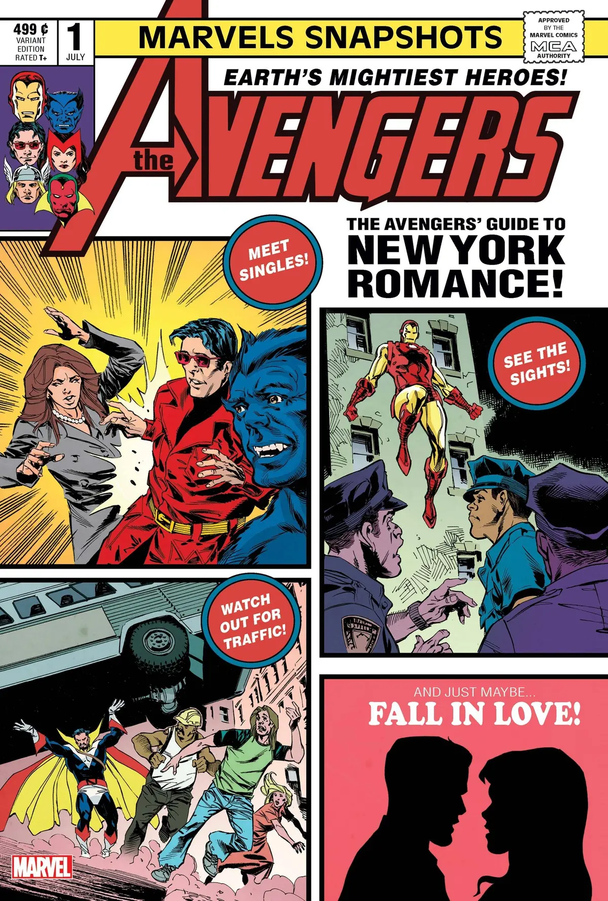 Avengers Marvels Snapshot #1 Staz Johnson Var 1