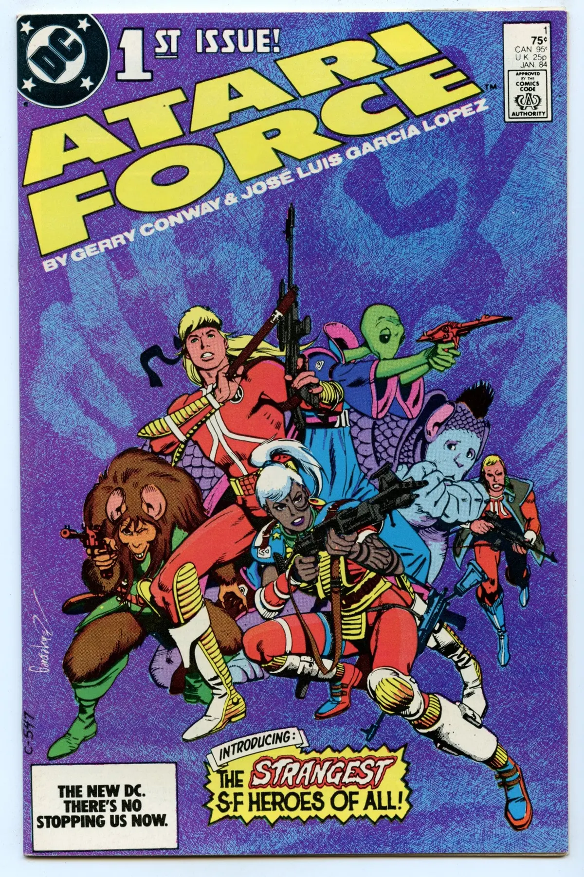 Atari Force 1 (Jan 1984) Vf/Nm (9.0) 1