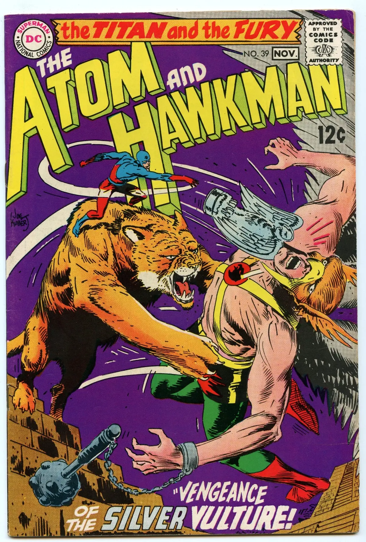 Atom & Hawkman 39 (Nov 1968) Fi/Vf (7.0) 1