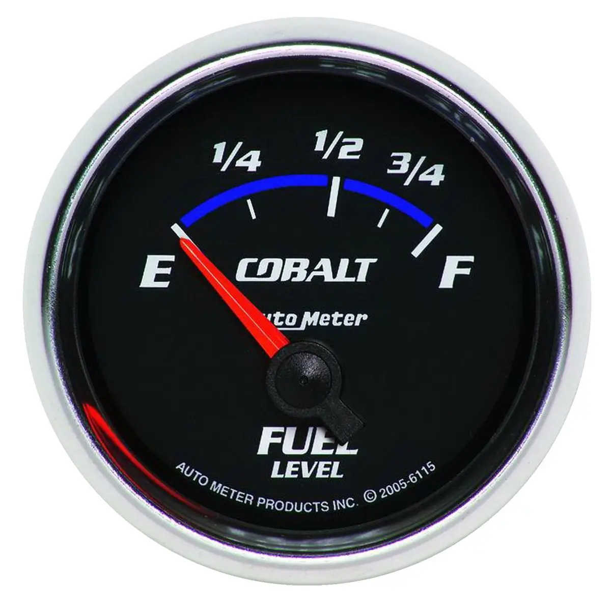 Cobalt Series Fuel Level Gauge – Analog, 2-1/16" Diameter, White Dial (Au6115) 1