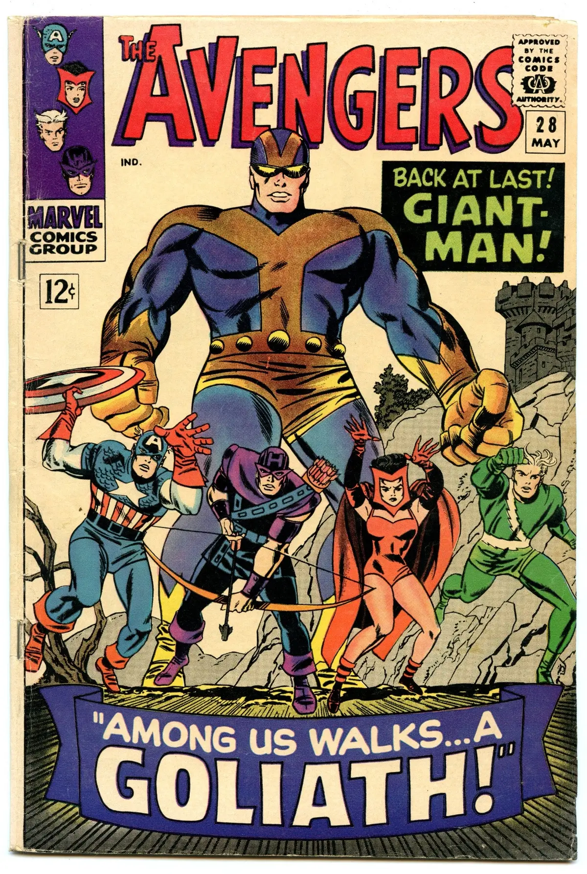 Avengers 28 (May 1966) Gd/Vg (3.0) - 1St Appearance Collector 1