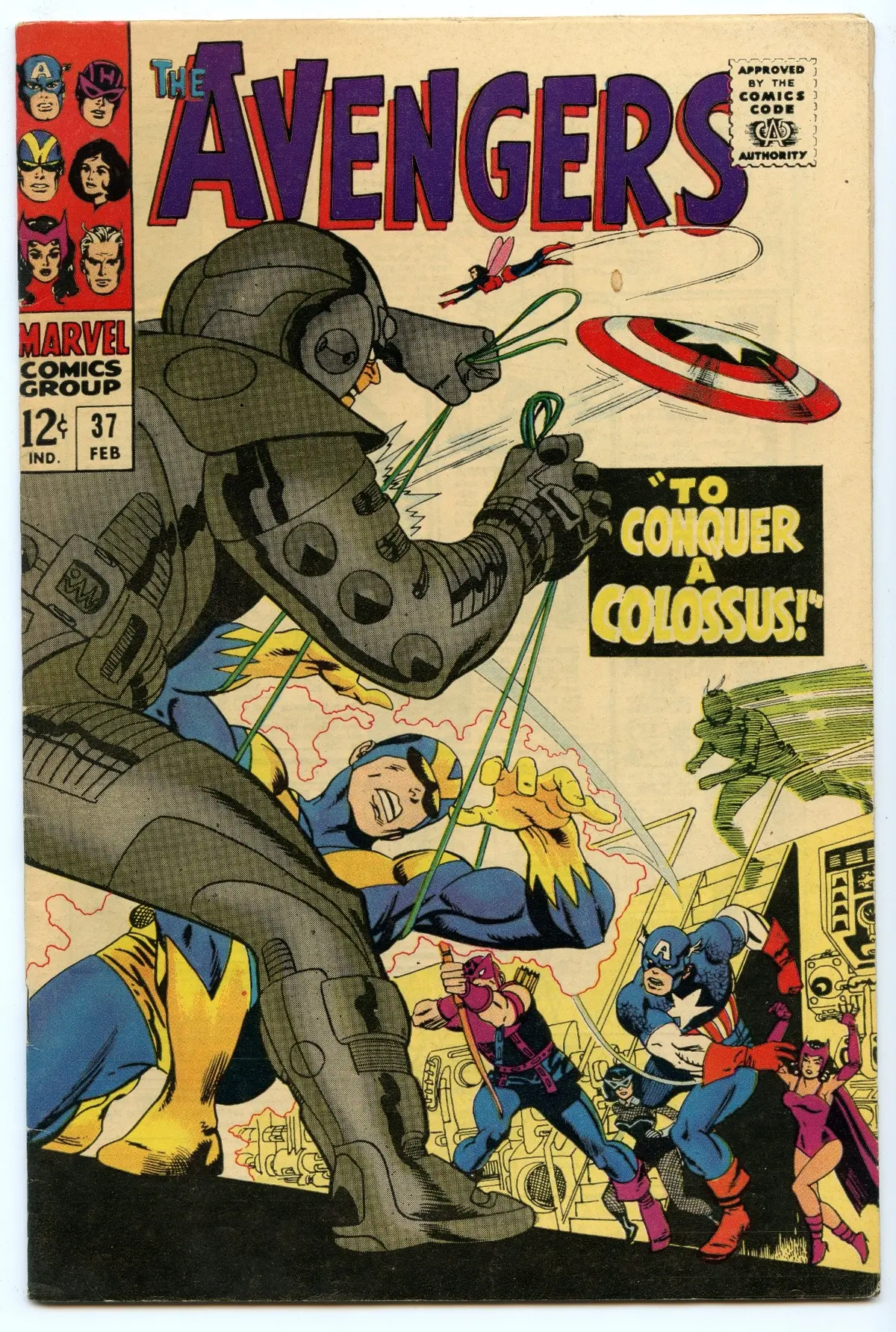 Avengers 37 (Feb 1967) Vf- (7.5) 1