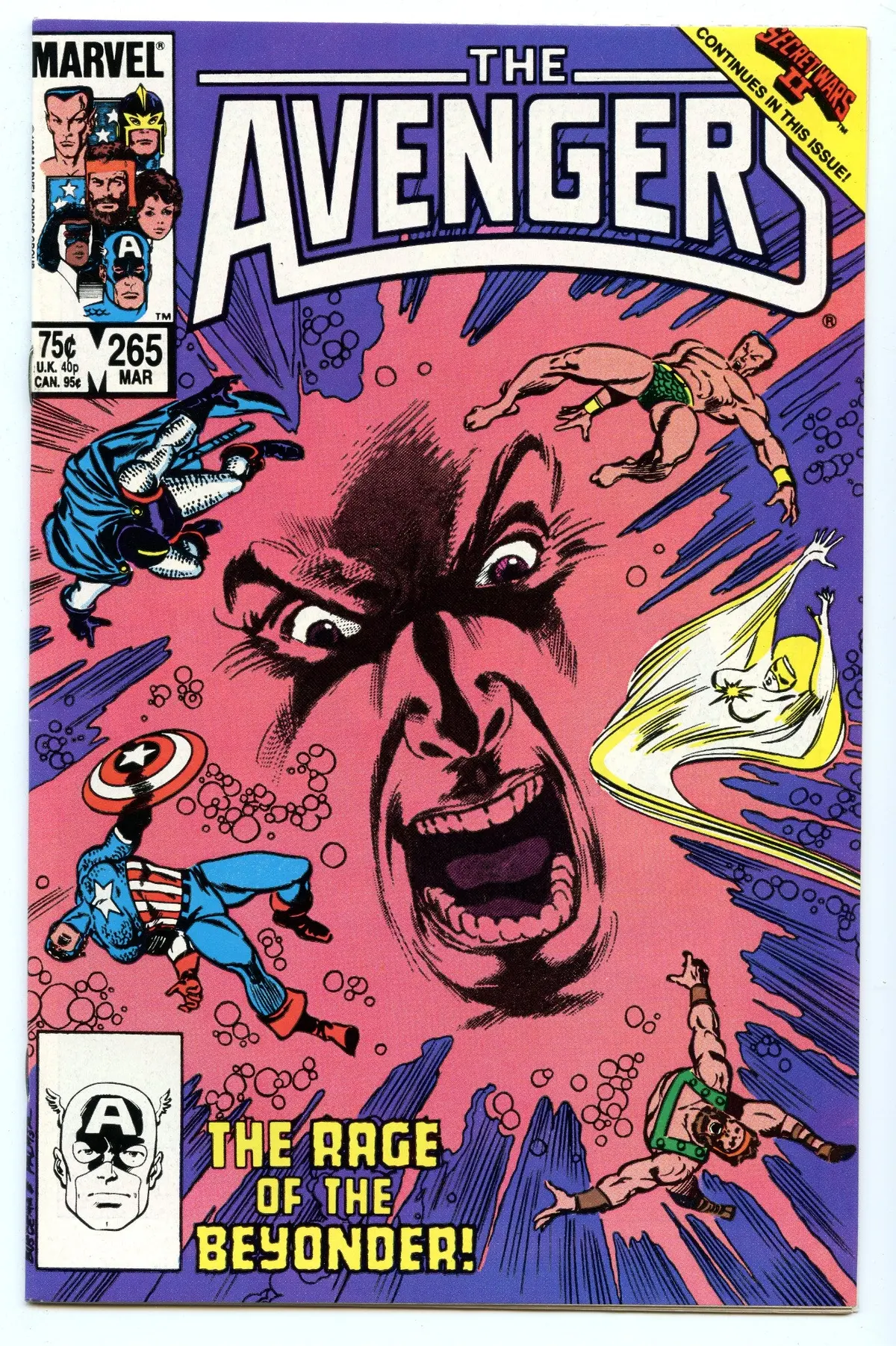 Avengers 265 (Mar 1986) Nm- (9.2) 1