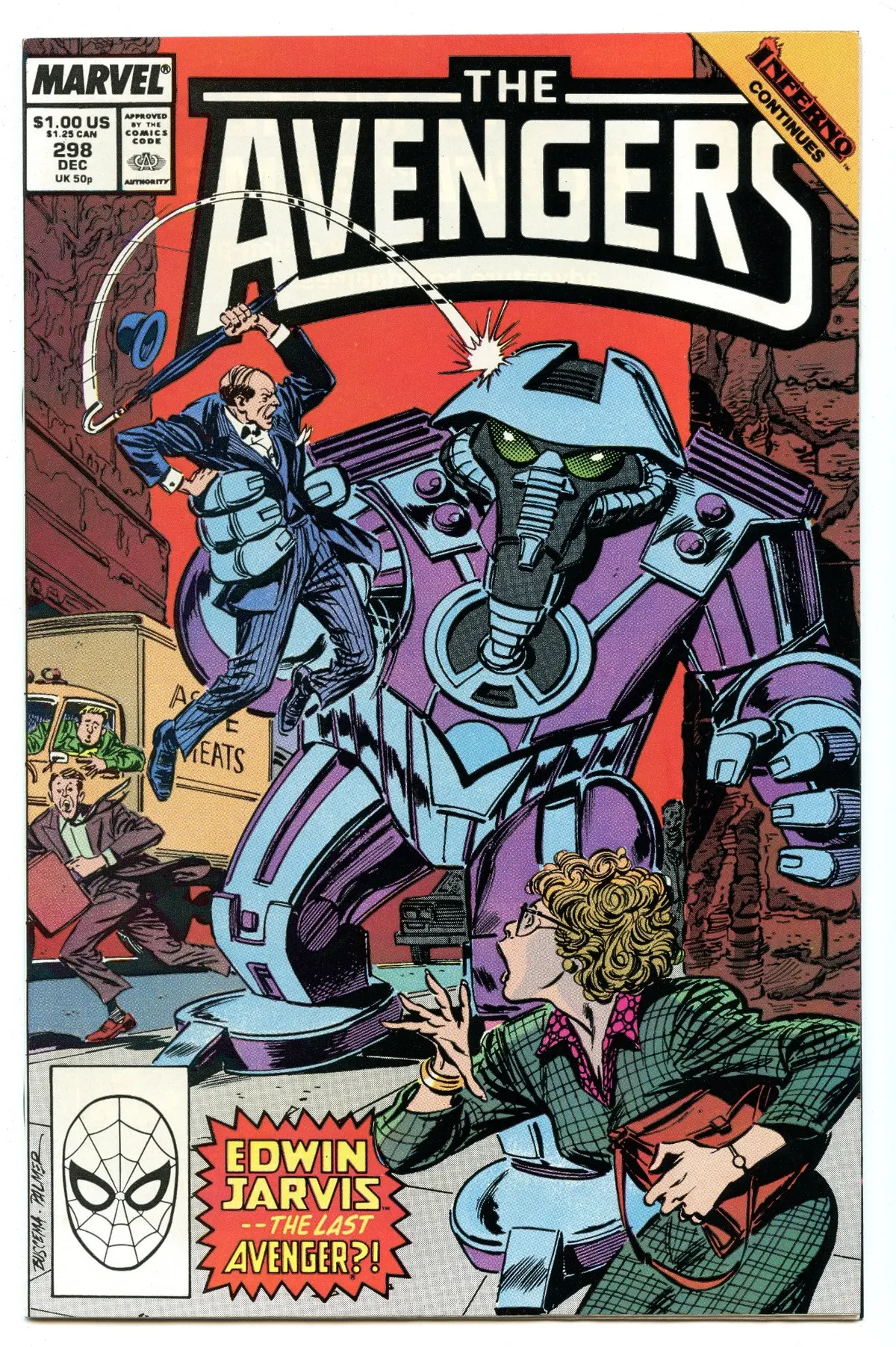 Avengers 298 (Dec 1988) Nm- (9.2) 1
