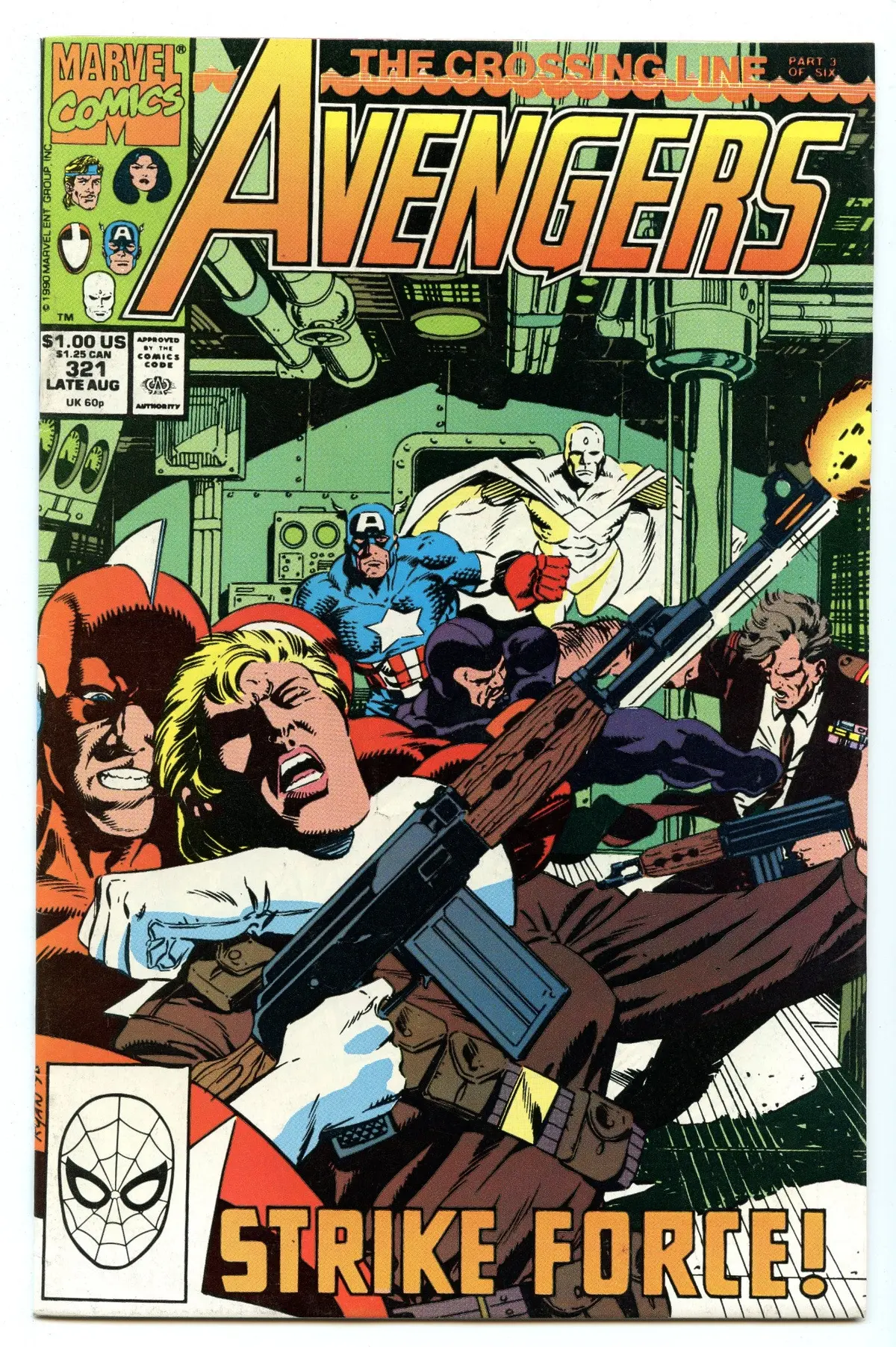 Avengers 321 (Aug 1990) Nm- (9.2) 1