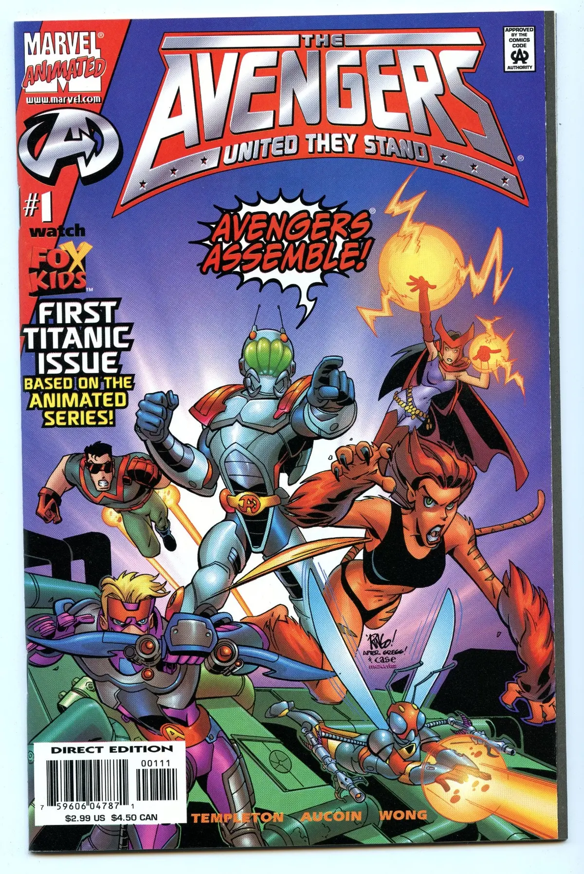 Avengers United They Stand 1 (Nov 1999) Nm- (9.2) 1