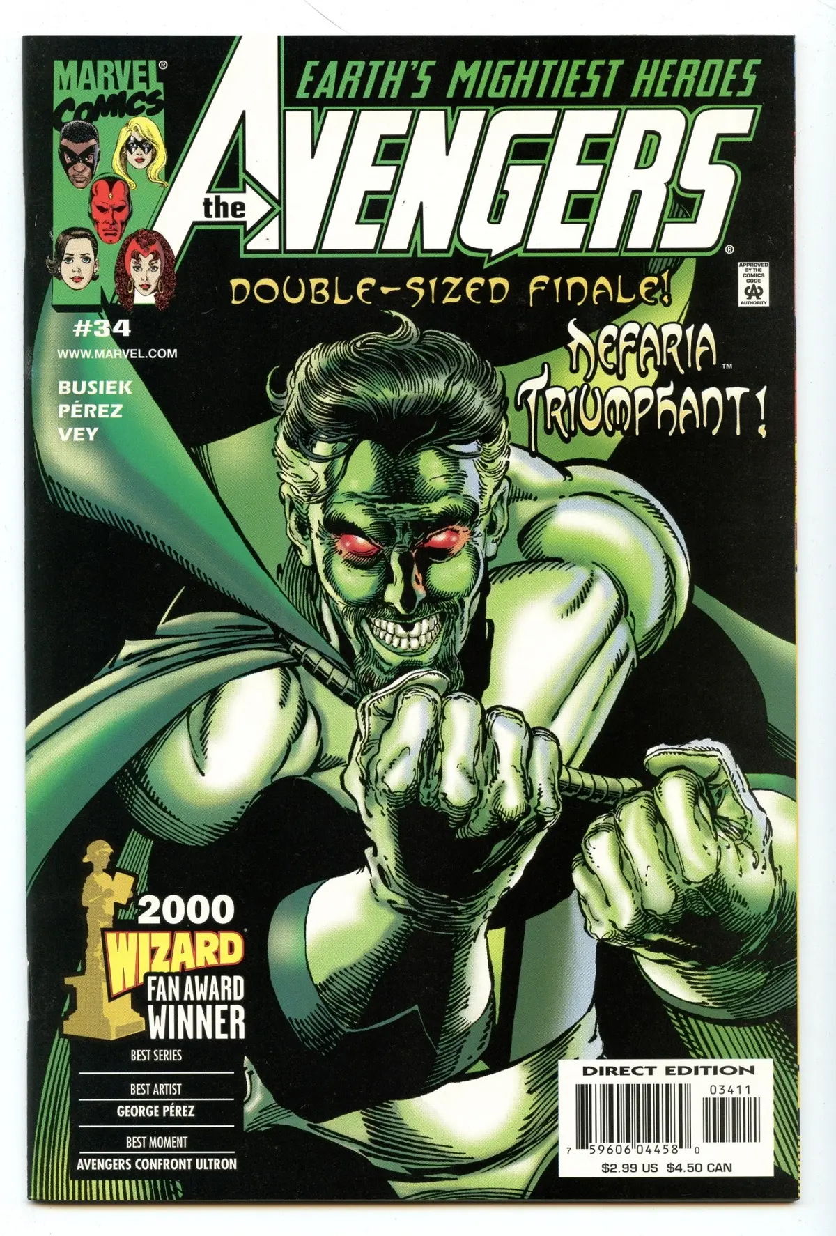 Avengers 34 (Nov 2000) Nm- (9.2) 1