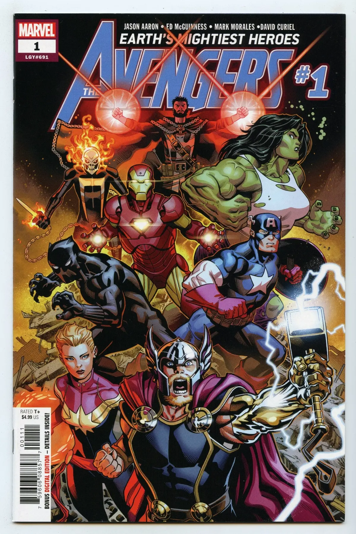 Avengers 1 (Jul 2018) Nm- (9.2) 1