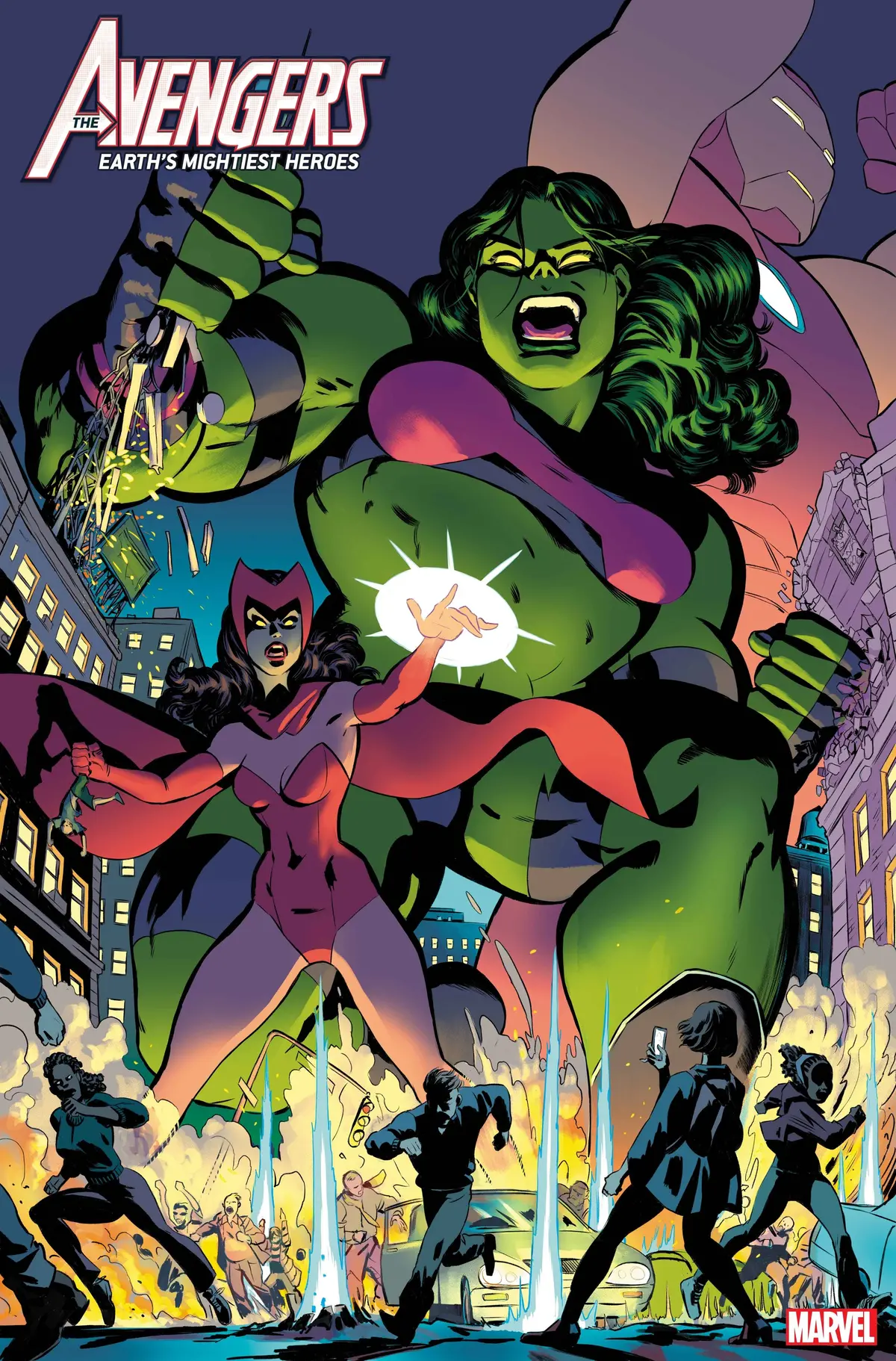 Avengers #37 Rodriguez Where Avengers Dwell Horror Var 1