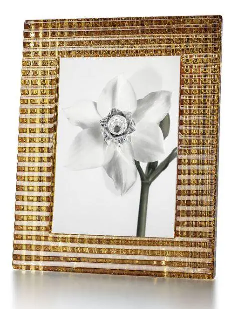 Baccarat Eye Collection 5X7 Picture Frame In Gold 1