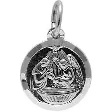 Sterling Silver Baptism Charm 1