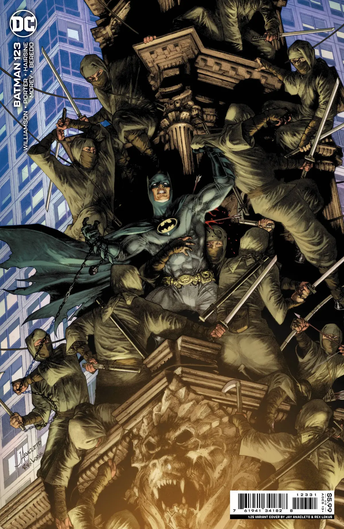 Batman #123 Cvr C 1:25 Anacleto Card Stock Var 1