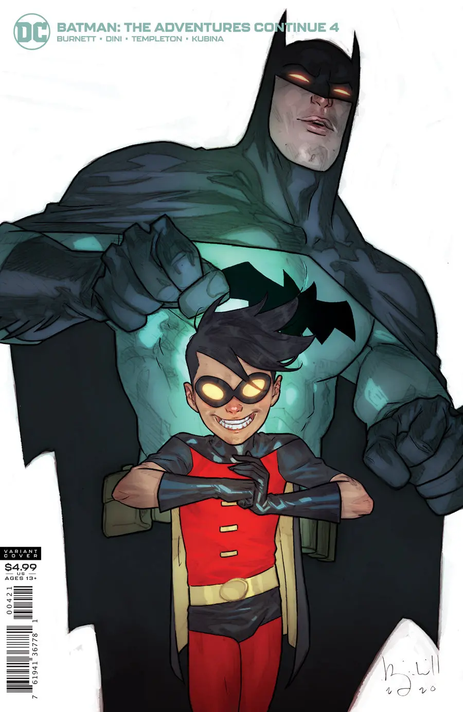 Batman The Adventures Continue #4 (Of 7) Cvr B Ben Caldwell Card Stock Var 1