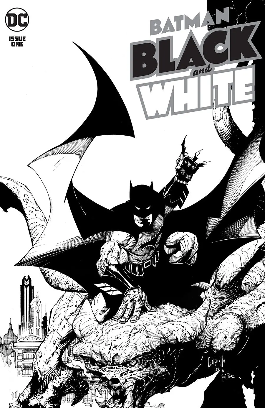 Batman Black And White #1 (Of 6) Cvr A Greg Capullo 1