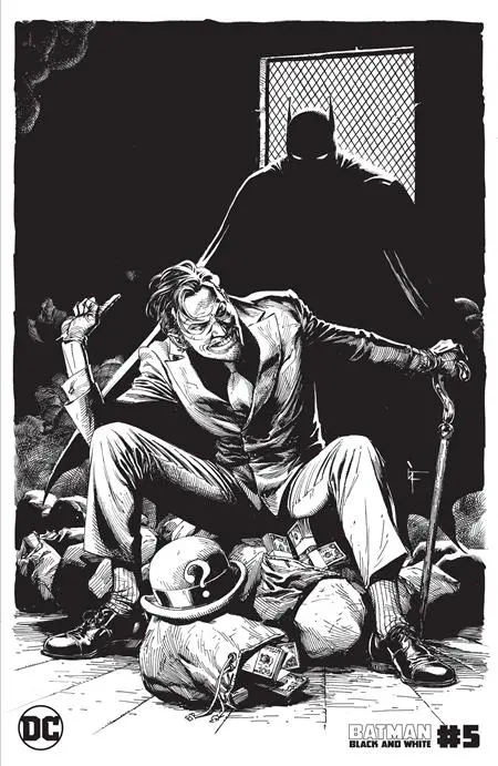 Batman Black & White #5 (Of 6) Cvr C Gary Frank The Riddler Var 1