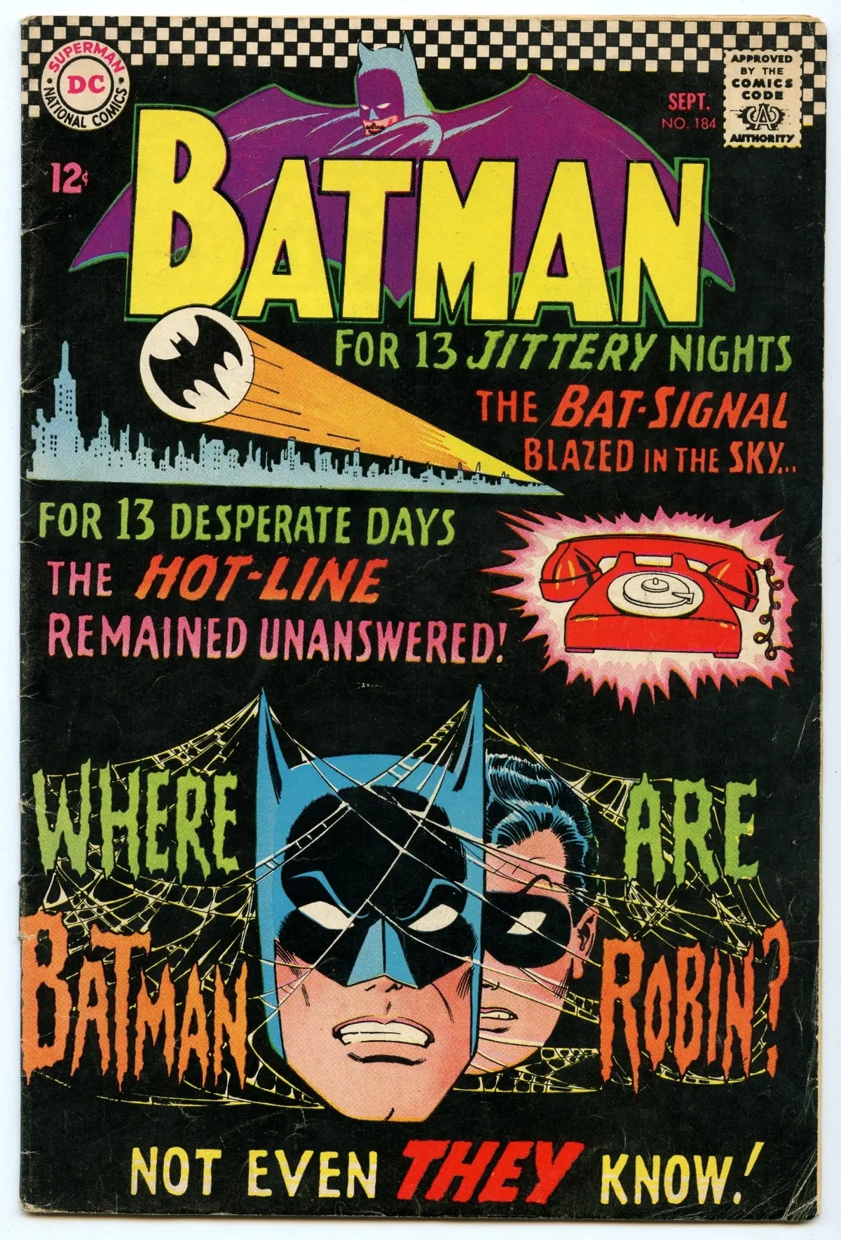 Batman 184 (Sep 1966) Vg (4.0) 1