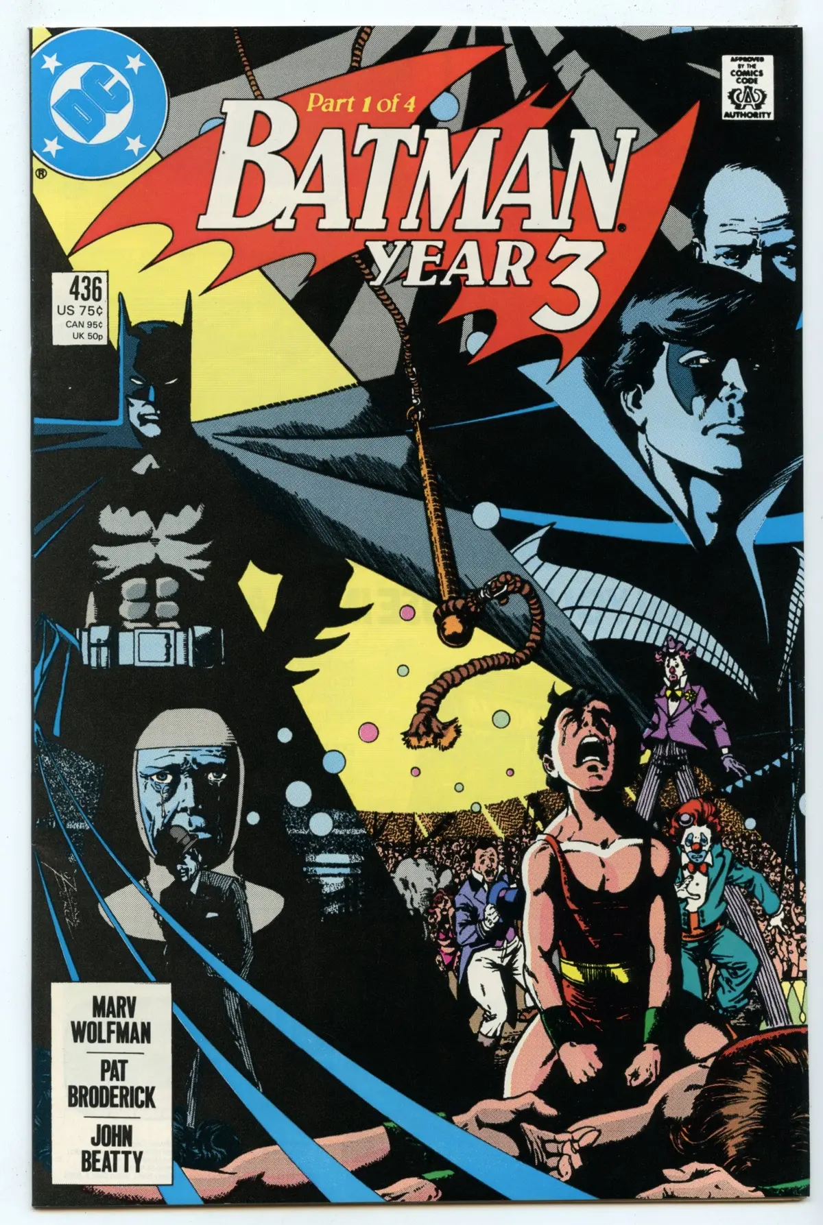 Batman 436 (Aug 1989) Nm- (9.2) - 1St Appearance Tim Drake 1