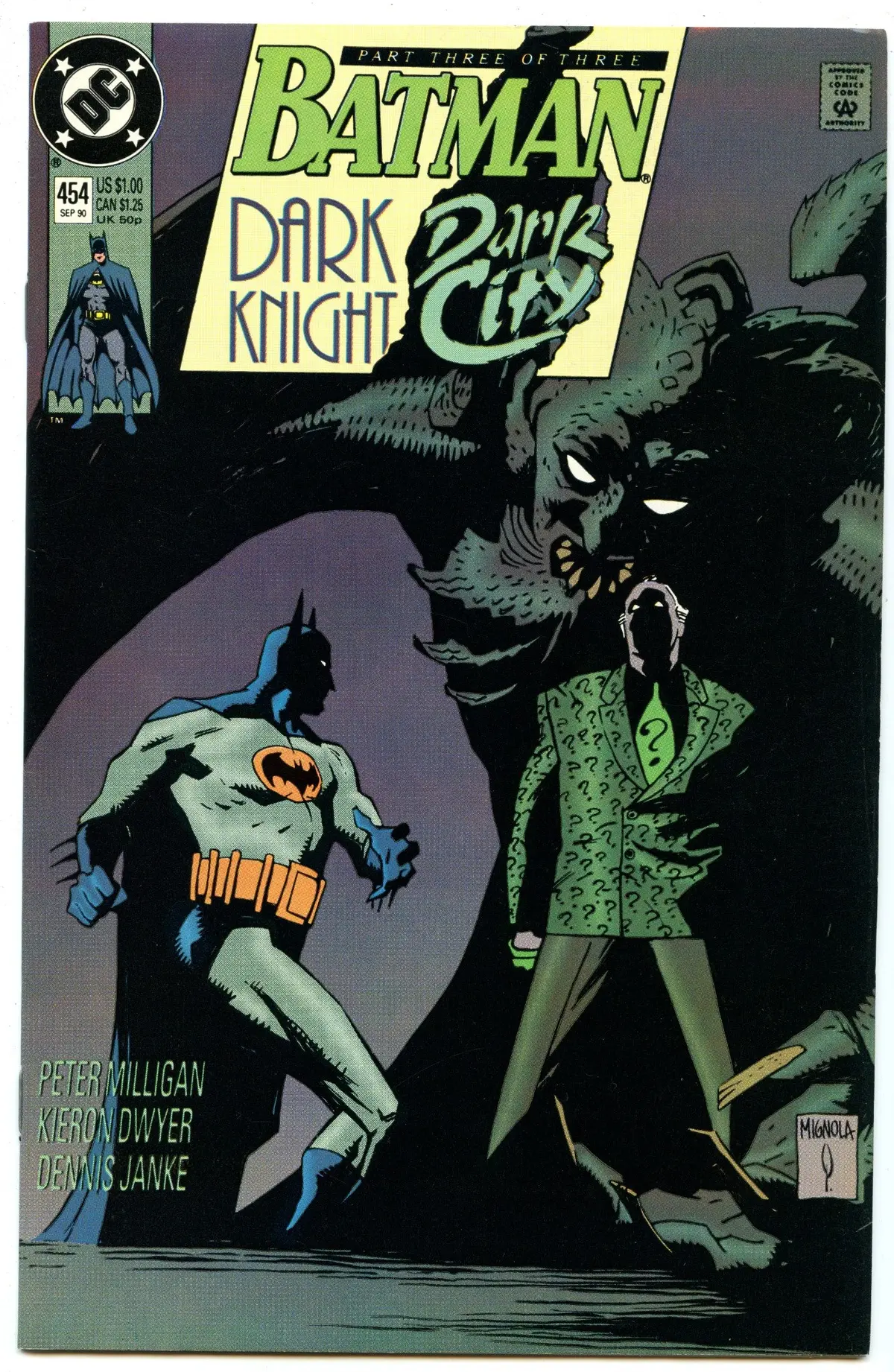 Batman 454 (Sep 1990) Nm- (9.2) 1