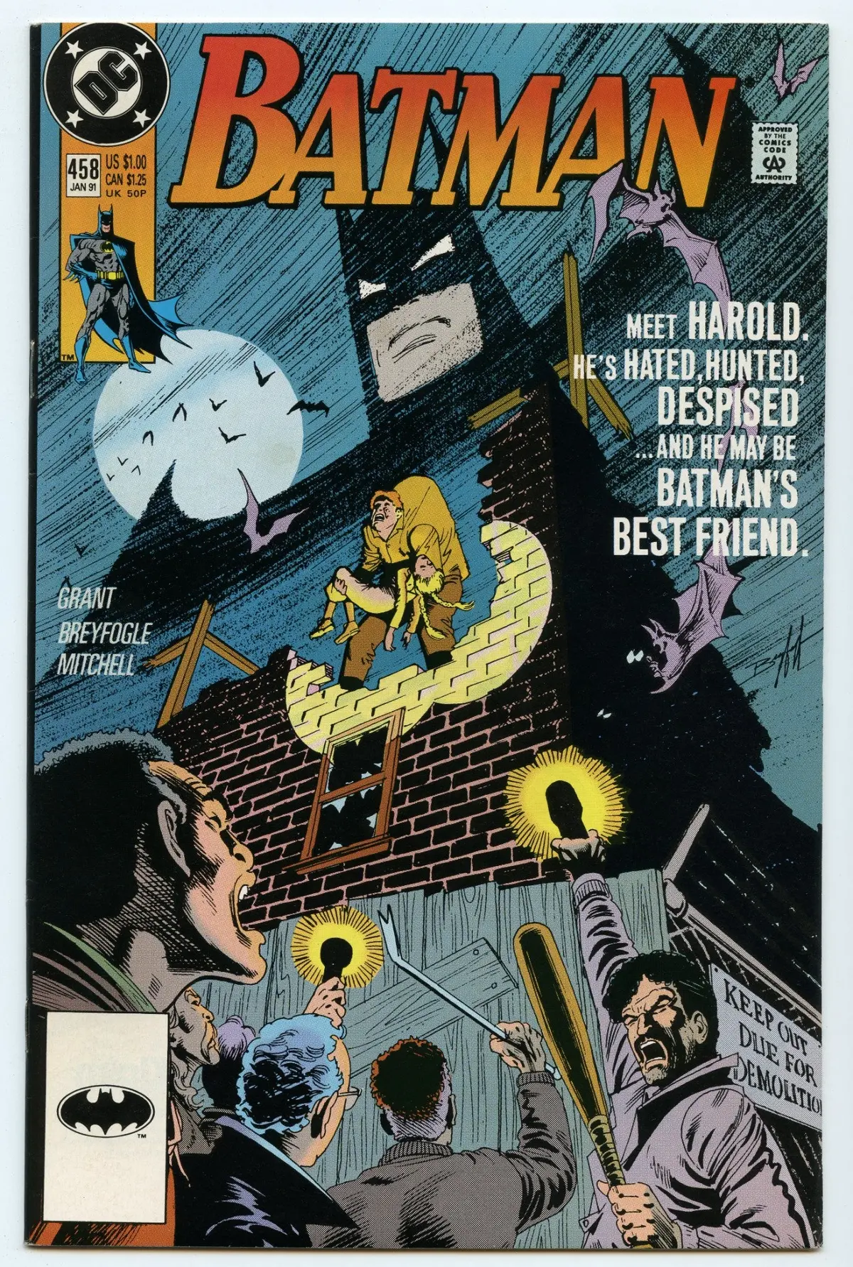 Batman 458 (Jan 1991) Nm- (9.2) 1