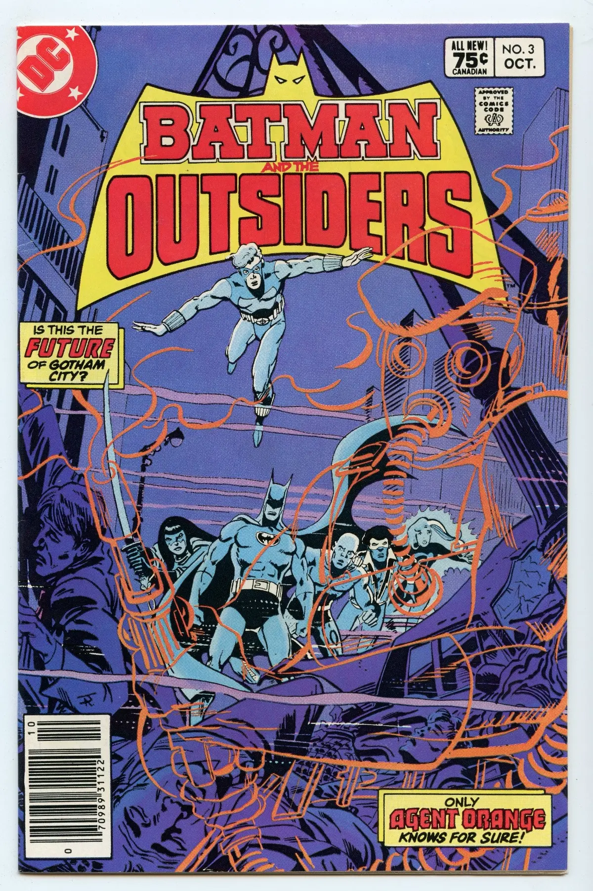 Batman And The Outsiders 3 (Oct 1983) Nm- (9.2) - Cdn Price Variant 1