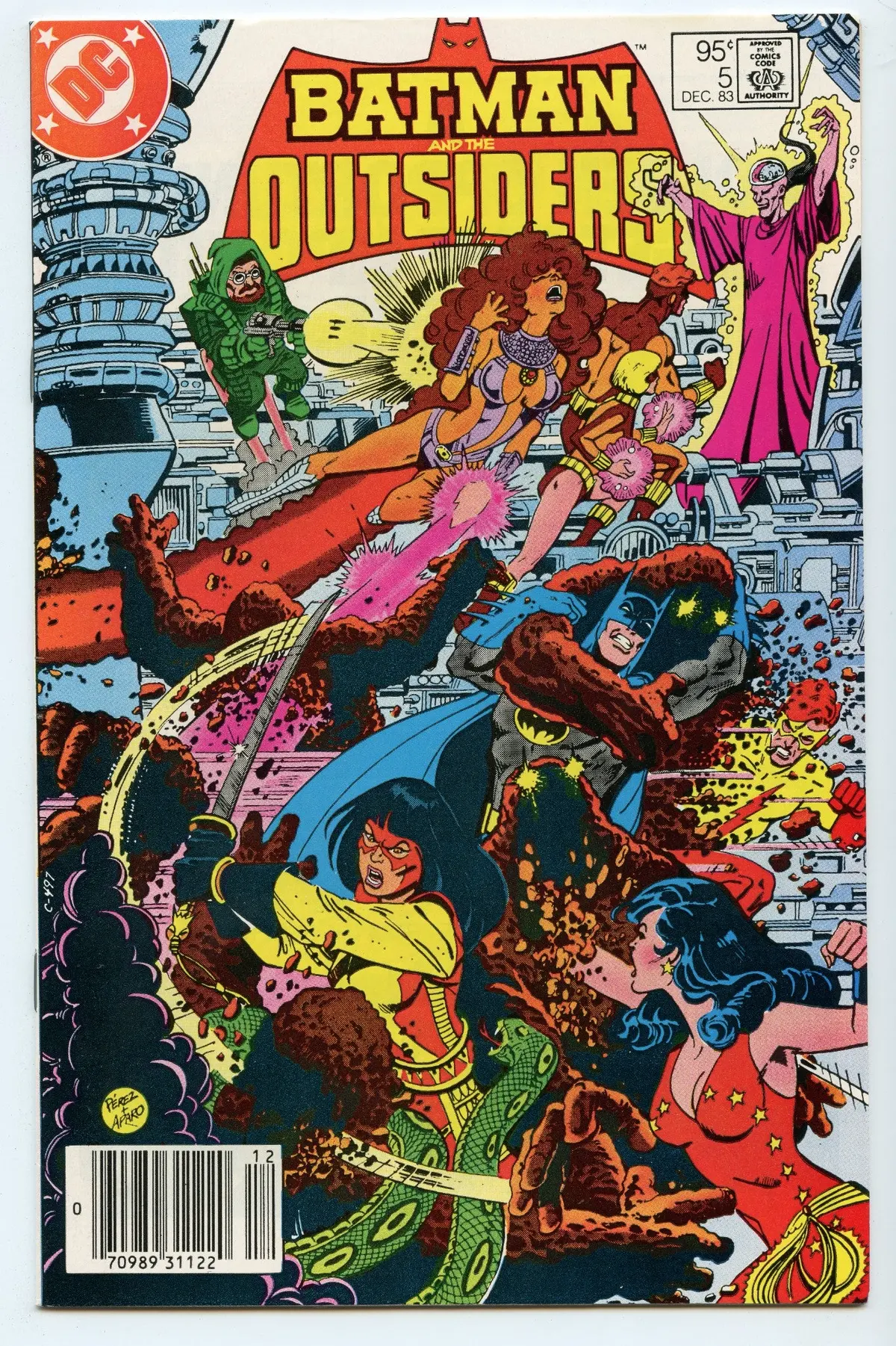 Batman And The Outsiders 5 (Dec 1983) Nm- (9.2) - Cdn Price Variant 1