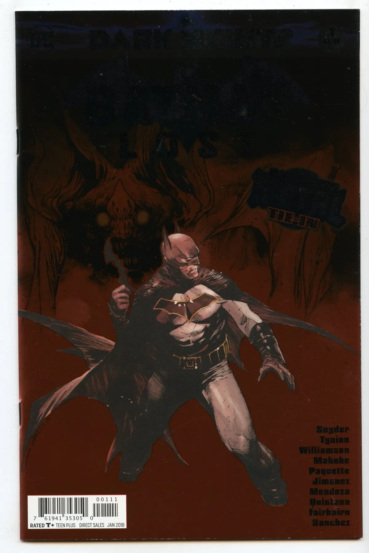 Batman: Lost 1 (Jan 2018) Nm- (9.2) 1