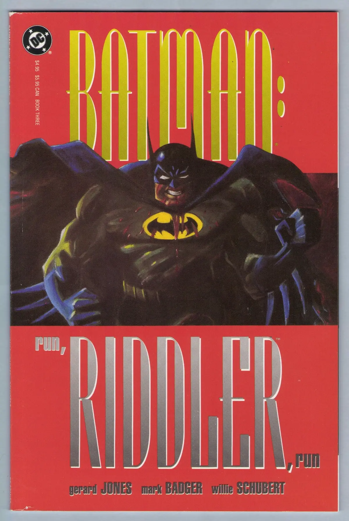Batman - Run Riddler Run 3 (1992) Nm- (9.2) 1