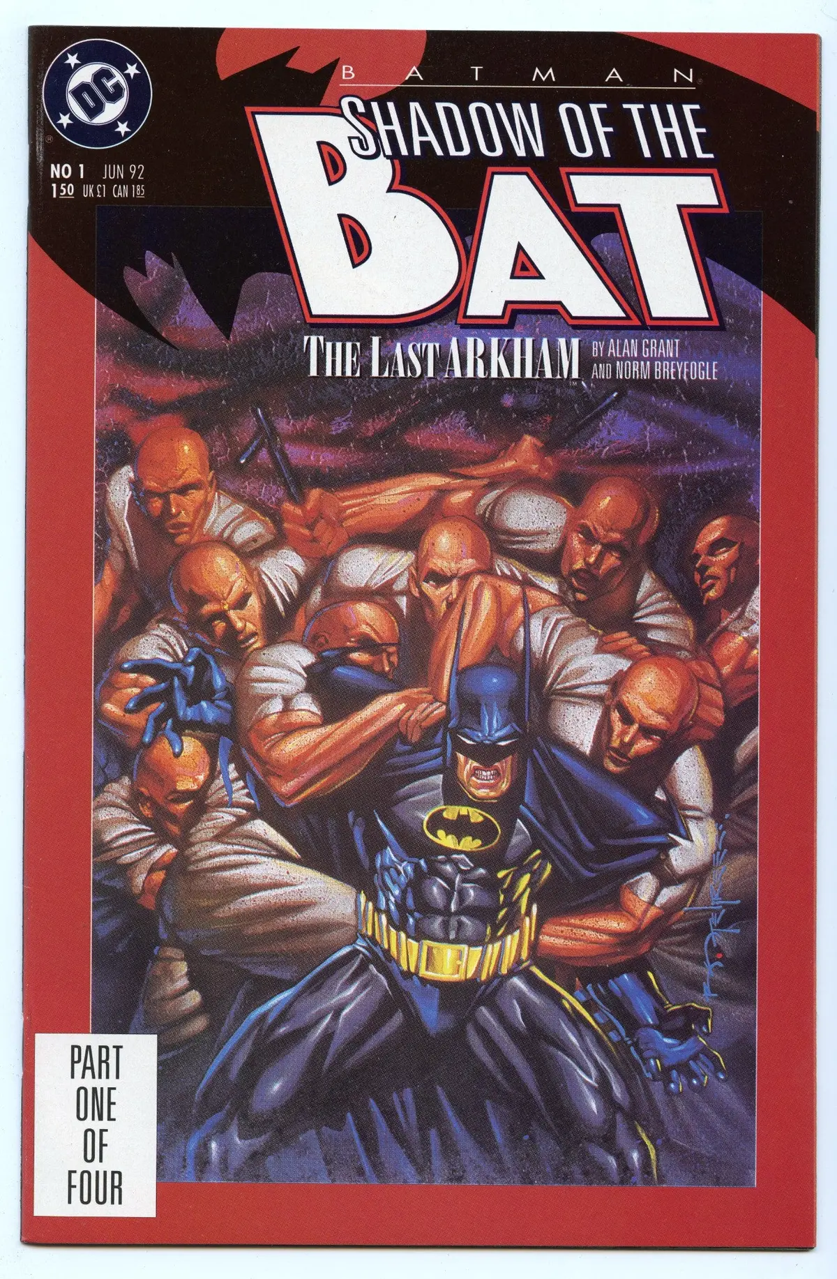 Batman: Shadow Of The Bat 1 (Jun 1992) (Unbagged) Nm- (9.2) 1