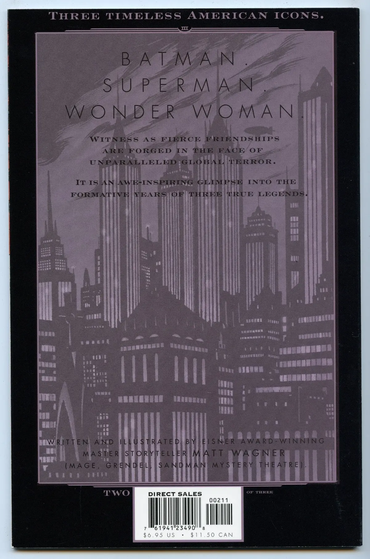 Batman/Superman/Wonder Woman: Trinity 2 (Sep 2003) Nm- (9.2) 1