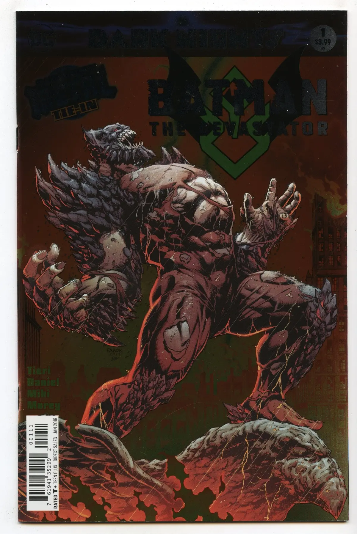 Batman: The Devastator 1 (Jan 2018) Nm- (9.2) 1