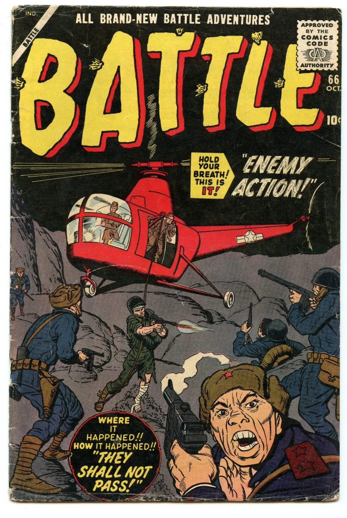 Battle 66 (Oct 1959) Gd/Vg (3.0) 1