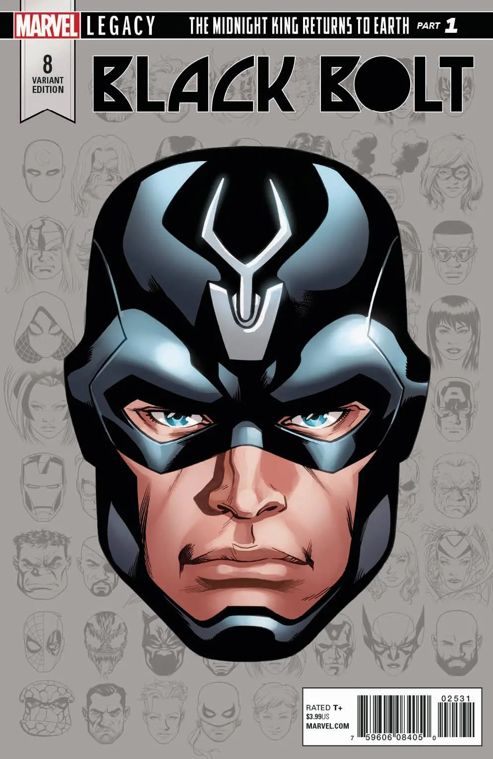 Black Bolt #8 Mckone Legacy Headshot Var Leg 1