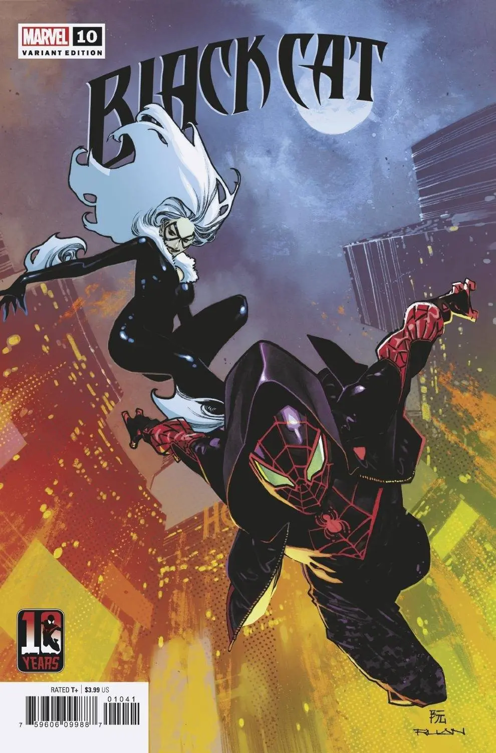 Black Cat #10 Ruan Miles Morales 10Th Anniv Var 1