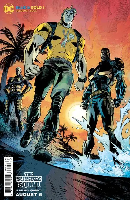 Blue & Gold #2 (Of 8) Cvr B Jason Howard The Suicide Squad Movie Card Stock Var 1